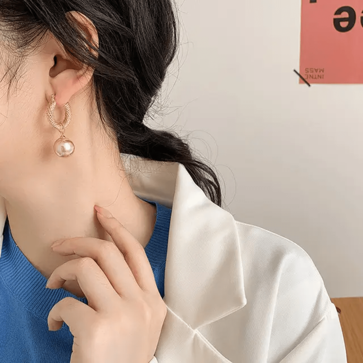 RoseGold Chandbali | Elegant | Earring